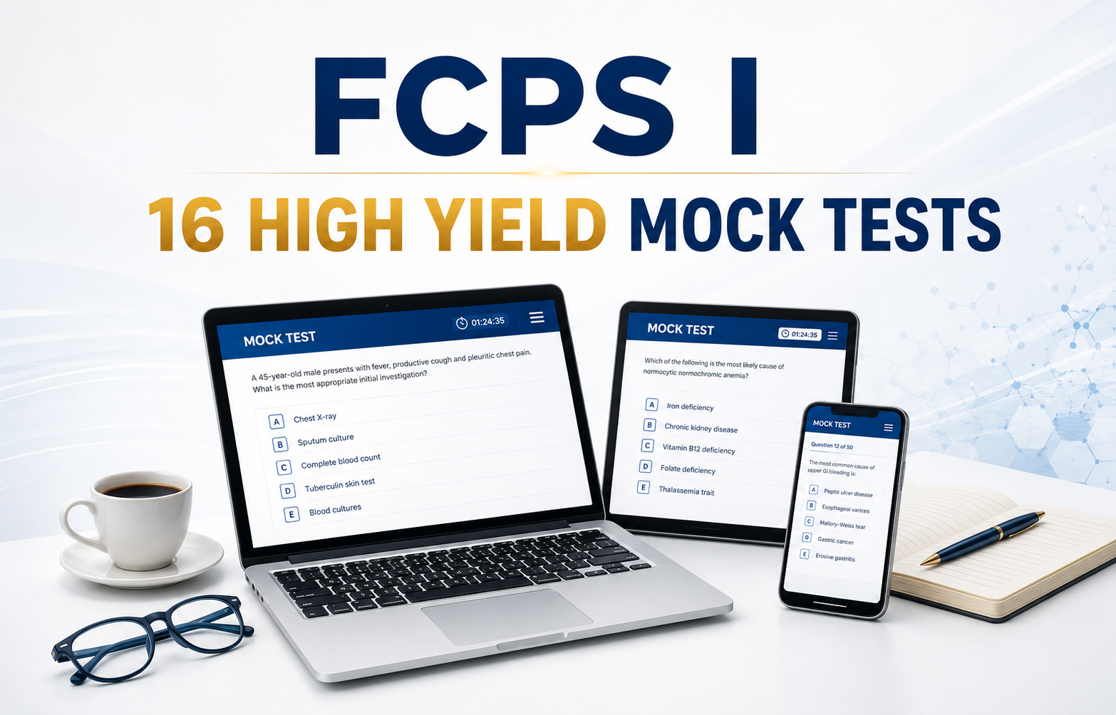 FCPS I 16 High Yield Mock Tests